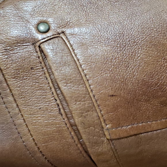 a.n.a Genuine Leather Jacket, Ladies Large - Picture 6 of 16